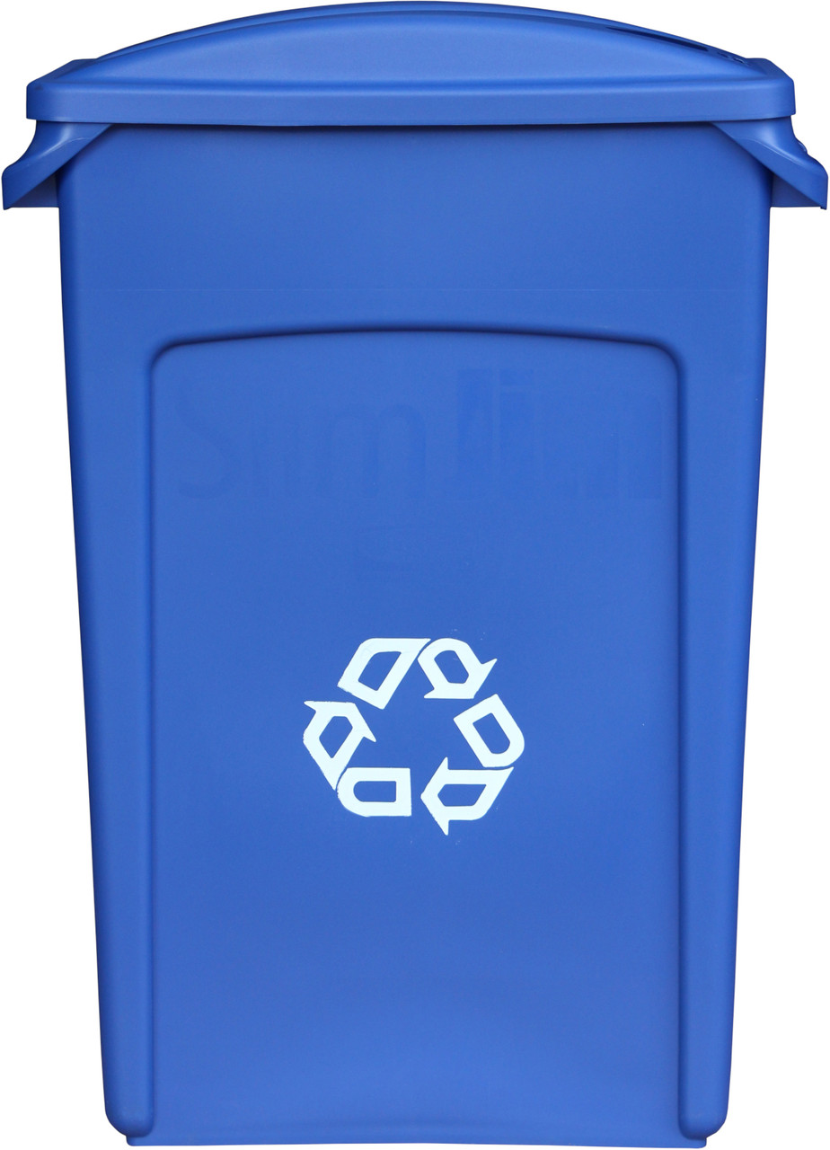 BNSC87P - Soho Recycling Bin - 87 Ltr - Paper Recycling - Embossed Recycling Logo