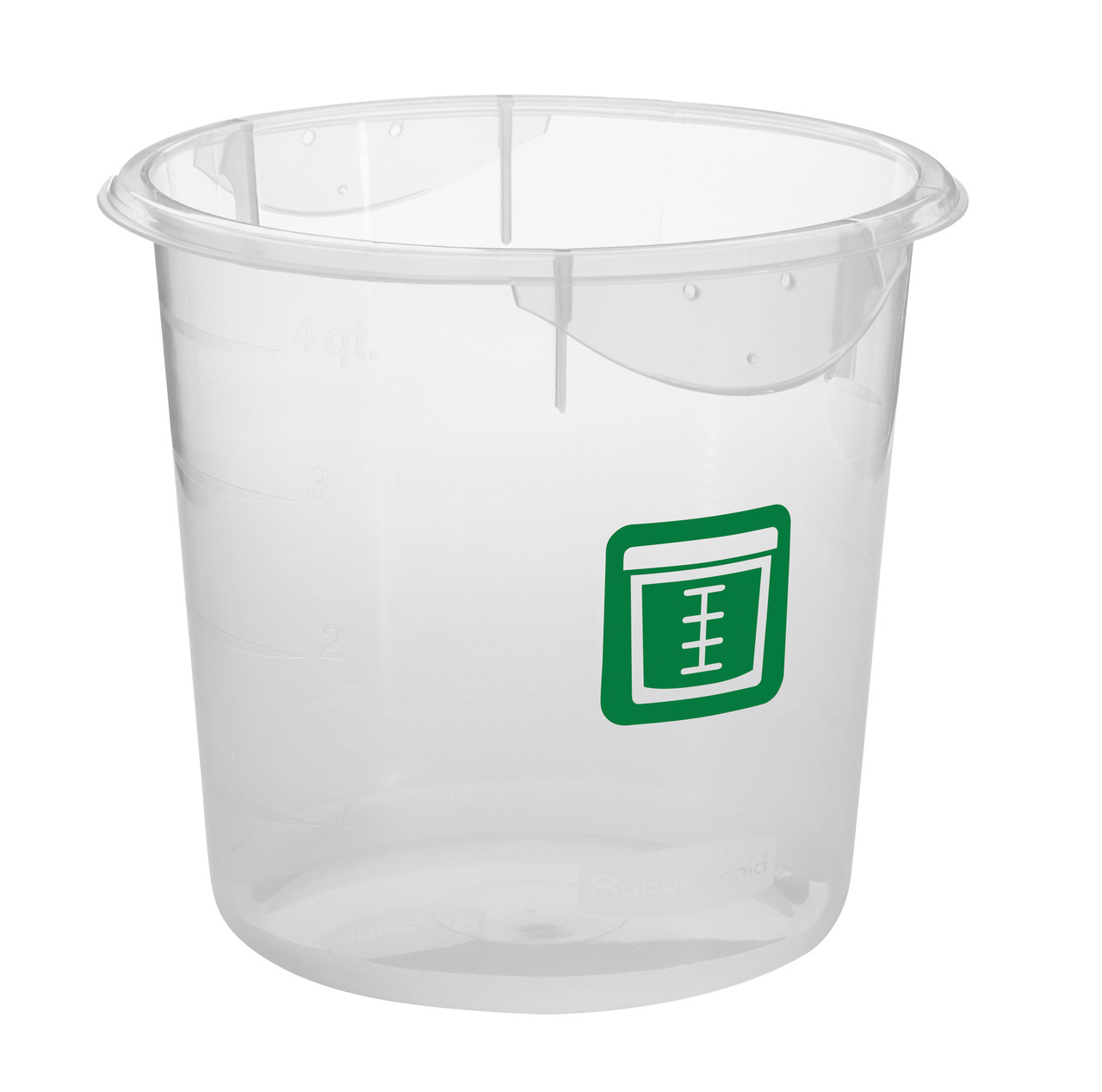 Rubbermaid Round Container - Clpp - 3.8L Green - 1980395