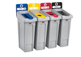 Rubbermaid Recycling Stations