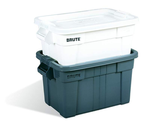 Rubbermaid Brute Tote 75.5 L - White - FG9S3100WHT - Rubbermaid Products