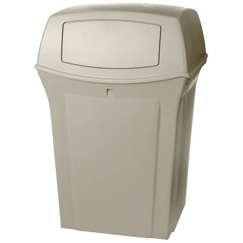 Rubbermaid Ranger Container W/2 Door Top 170.3 L - Beige