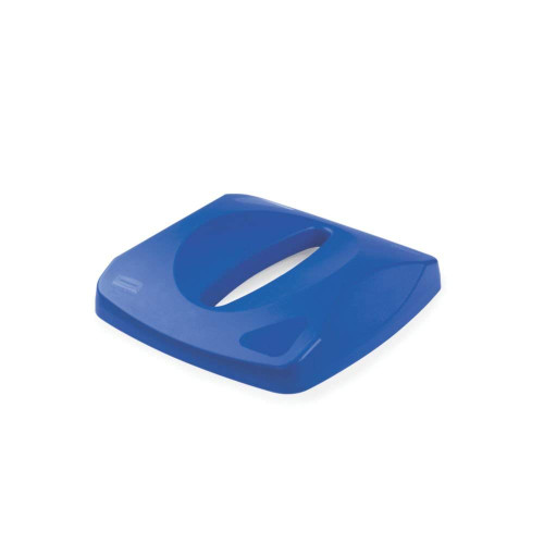 Rubbermaid Paper Recycling Top fits Untouchable Container - Blue