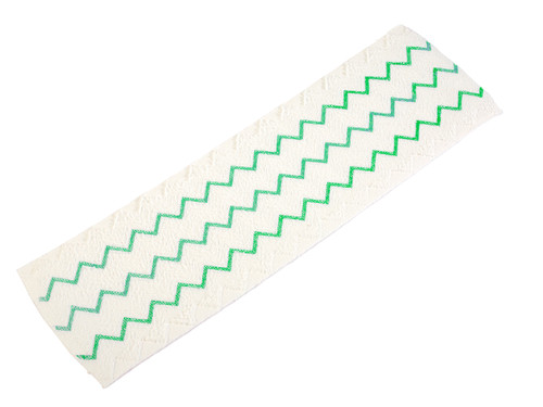2135889 - Rubbermaid HYGEN™ Disposable Microfibre Mop Pad - Green - Effective microfibre cleaning solution that is suitable for dry or wet mopping
