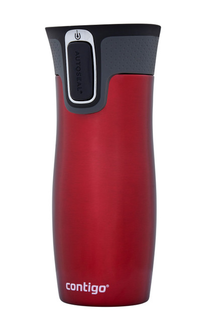 2095849 - Contigo West Loop Insulated Travel Mug - 470ml - Red - Perfect leak-proof drinks solution for those on-the-go