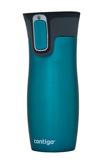 2095846 - Contigo West Loop Insulated Travel Mug - 470ml - Biscay Bay - Perfect leak-proof drinks solution for those on-the-go