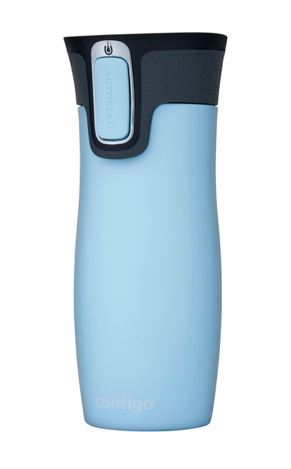 2137558 - Contigo West Loop Insulated Travel Mug - 470ml - Iced Aqua - Perfect leak-proof drinks solution for those on-the-go