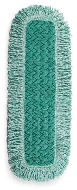 Rubbermaid HYGEN Microfibre Dust Mop with Fringe - 61cm - Green - FGQ42600GR00