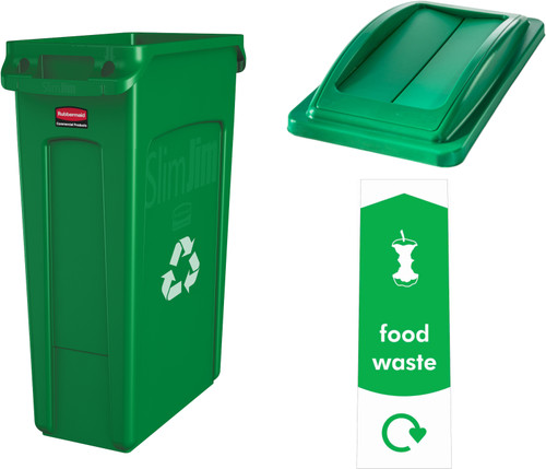 BNSC87FW - Soho Recycling Bin - 87 Ltr - Food Waste