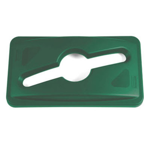 Rubbermaid Slim Jim Commingle Lid - Green