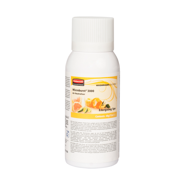 Rubbermaid Microburst 3000 Refill - 75ml - Energising Spa - 1910728 Rubbermaid Microburst 3000 Refill - 75ml - Energising Spa - 1910728