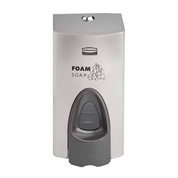 Rubbermaid 800ml Rubbermaid Enriched Foam Soap Dispenser - Stainless Steel Rubbermaid 800ml Rubbermaid Enriched Foam Soap Dispenser - Stainless Steel