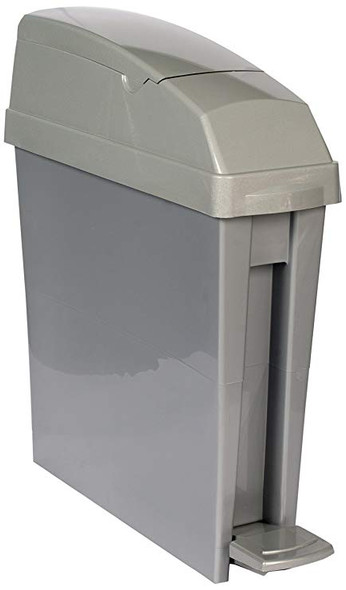 Rubbermaid San1Ped 20L Capacity Pedal-Operated Bin - Grey - 580X490X155mm Rubbermaid San1Ped 20L Capacity Pedal-Operated Bin - Grey - 580X490X155mm