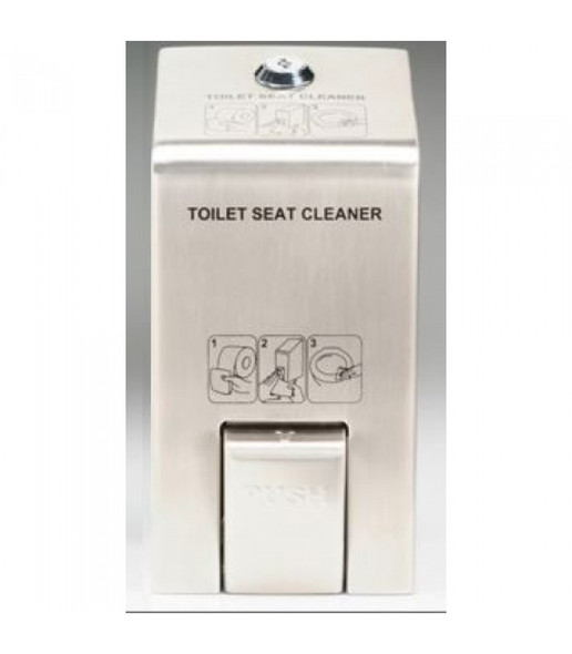 Rubbermaid Unbranded Clean Seat Spray Dispenser - 400ml - Stainless Steel Rubbermaid Unbranded Clean Seat Spray Dispenser - 400ml - Stainless Steel