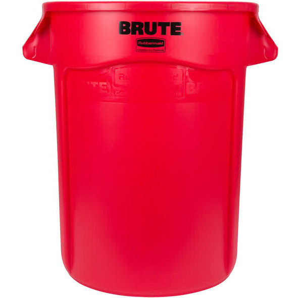Rubbermaid Brute Container With Venting Channels 166.5 L - Red Rubbermaid Brute Container With Venting Channels 166.5 L - Red