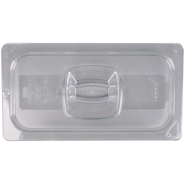 Rubbermaid Hard Cover 1/3 With Peg Hole - Clear Rubbermaid Hard Cover 1/3 With Peg Hole - Clear