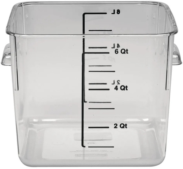 FG630600CLR - Rubbermaid Space Saving Container - 5.7 Ltr - Clear FG630600CLR - Rubbermaid Space Saving Container - 5.7 Ltr - Clear