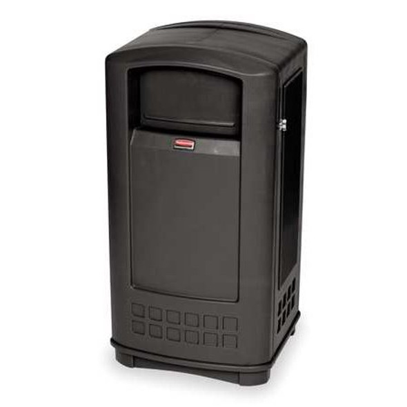 Rubbermaid Landmark Jr. Container - Black Rubbermaid Landmark Jr. Container - Black