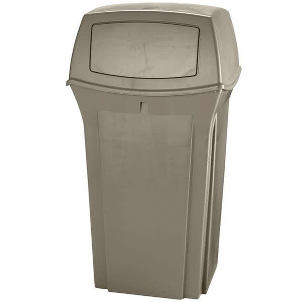 Rubbermaid Ranger Container W/2 Door Top 132.5 L - Beige Rubbermaid Ranger Container W/2 Door Top 132.5 L - Beige