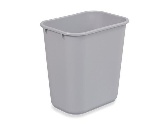 Rubbermaid Rectangular Wastebasket 26.6 L - Grey Rubbermaid Rectangular Wastebasket 26.6 L - Grey
