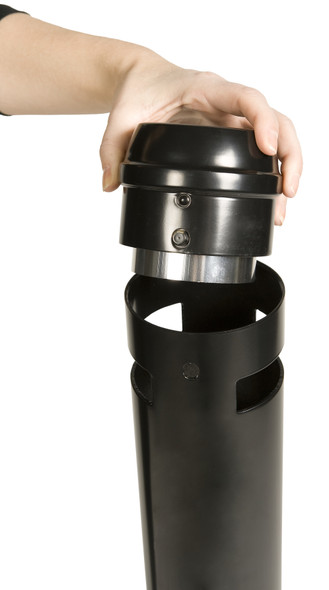 Rubbermaid Smokers' Pole - Black Rubbermaid Smokers' Pole - Black