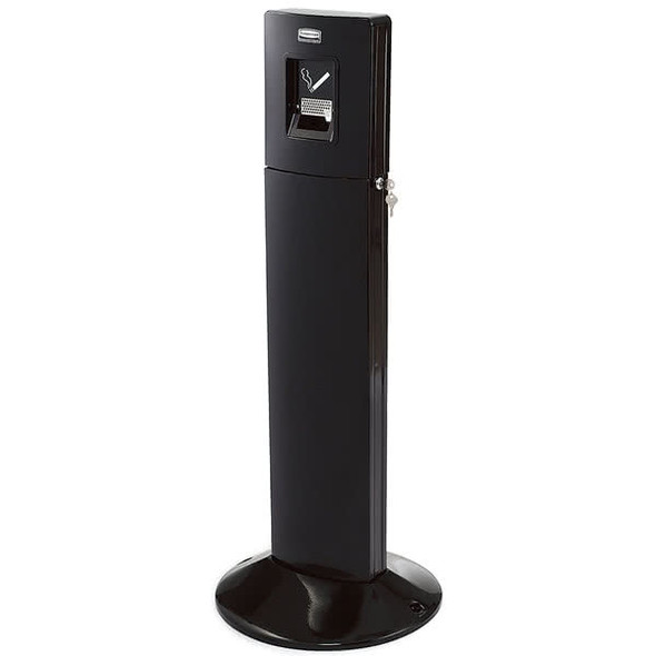 Rubbermaid Metropolitan Smokers' Station - Black Rubbermaid Metropolitan Smokers' Station - Black