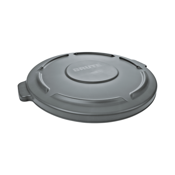 Rubbermaid BRUTE Lid - 121.1 Ltr - Grey - FG263100GRAY - Fits 2632 BRUTE Containers