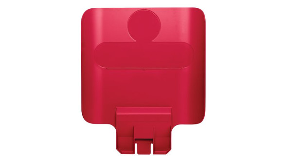 Rubbermaid Slim Jim Recycling Station Billboard - Red Rubbermaid Slim Jim Recycling Station Billboard - Red