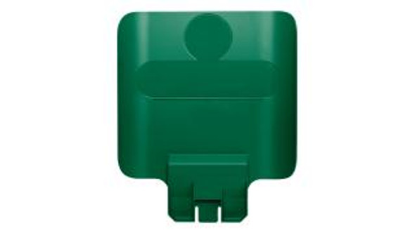 Rubbermaid Slim Jim Recycling Station Billboard - Green Rubbermaid Slim Jim Recycling Station Billboard - Green