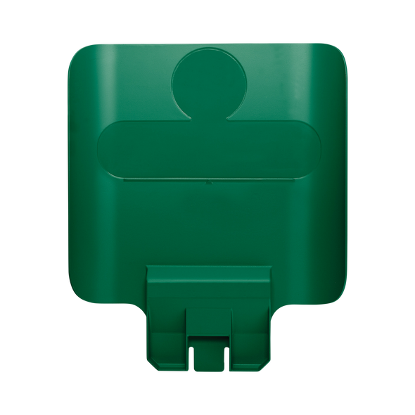 Rubbermaid Slim Jim Recycling Station Billboard - Green - 2007908