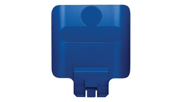 Rubbermaid Slim Jim Recycling Station Billboard - Blue Rubbermaid Slim Jim Recycling Station Billboard - Blue