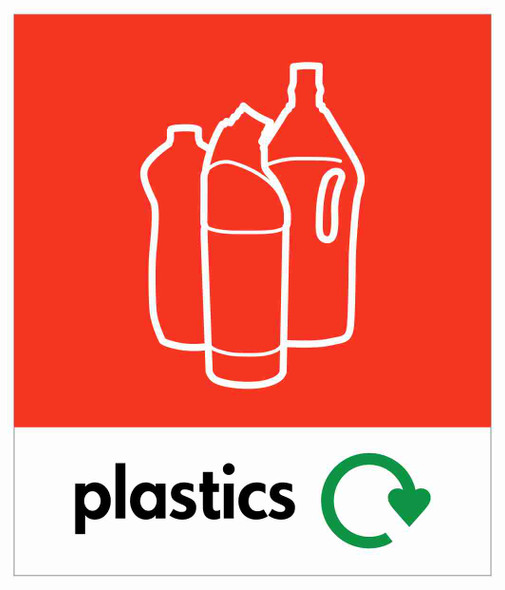 Small Waste Stream Sticker - Plastic Bottles Small Waste Stream Sticker - Plastic Bottles