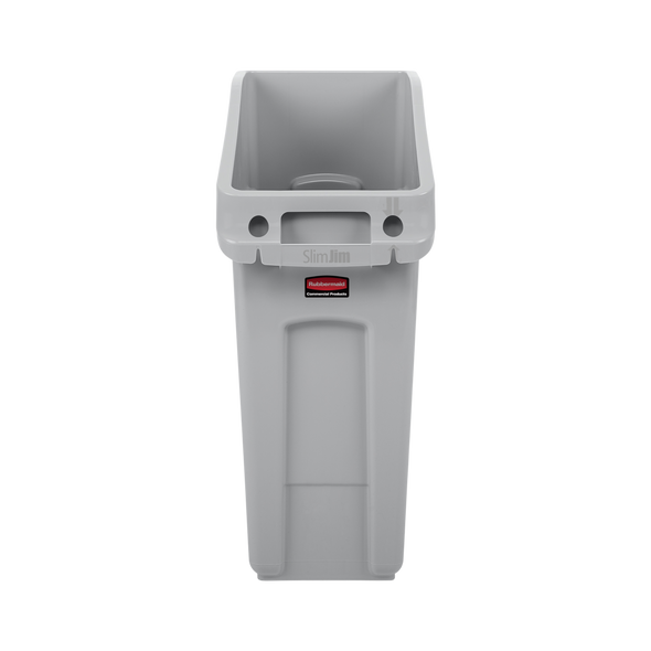 Rubbermaid Under-Counter Slim Jim - 49 Ltr - Grey - 2026695 Rubbermaid Under-Counter Slim Jim - 49 Ltr - Grey - 2026695