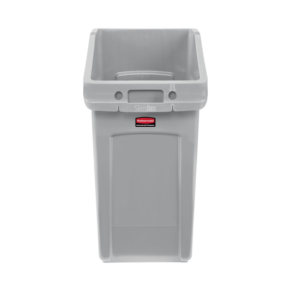 2026721 - Rubbermaid Under-Counter Slim Jim - 87 Ltr - Grey 2026721 - Rubbermaid Under-Counter Slim Jim - 87 Ltr - Grey