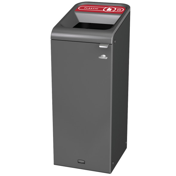 2154725 - Rubbermaid Configure Container with Plastic Recycling Label - 57 Ltr - Red 2154725 - Rubbermaid Configure Container with Plastic Recycling Label - 57 Ltr - Red