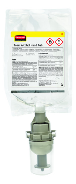 2146693 - Rubbermaid FLEX™ Enriched Foam Alcohol Plus Hand Sanitiser - 500ml - Fast and effective hand hygiene solution capable of killing 99.99% of common germs 2146693 - Rubbermaid FLEX™ Enriched Foam Alcohol Plus Hand Sanitiser - 500ml - Fast and effective hand hygiene solution capable of killing 99.99% of common germs