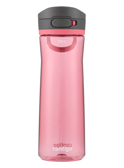 2156439 - Contigo Jackson 2.0 Tritan Water Bottle - 720ml - Frosted Rose - Durable, shatterproof drinks bottle that is resistant to stains and odours 2156439 - Contigo Jackson 2.0 Tritan Water Bottle - 720ml - Frosted Rose - Durable, shatterproof drinks bottle that is resistant to stains and odours