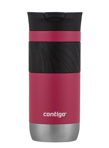 2155587 - Contigo Byron 2.0 Insulated Travel Mug - 470ml - Dragon Fruit - Sophisticated and effective travel mug that provides hours of temperature retention 2155587 - Contigo Byron 2.0 Insulated Travel Mug - 470ml - Dragon Fruit - Sophisticated and effective travel mug that provides hours of temperature retention