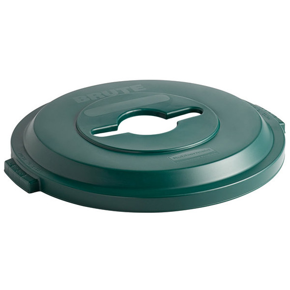 Rubbermaid BRUTE Mixed Recycling Lid - 121.1 Ltr - Green
