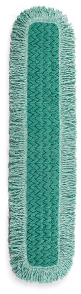 Rubbermaid HYGEN Microfibre Dust Mop with Fringe - 91cm - Green - FGQ43800GR00 Rubbermaid HYGEN Microfibre Dust Mop with Fringe - 91cm - Green - FGQ43800GR00