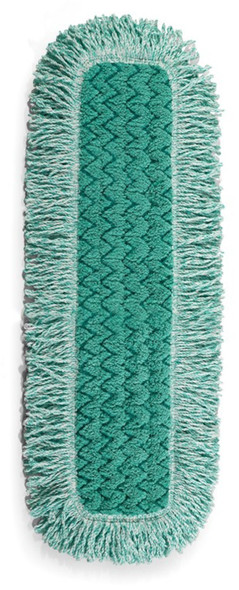 Rubbermaid HYGEN Microfibre Dust Mop with Fringe - 61cm - Green - FGQ42600GR00 Rubbermaid HYGEN Microfibre Dust Mop with Fringe - 61cm - Green - FGQ42600GR00