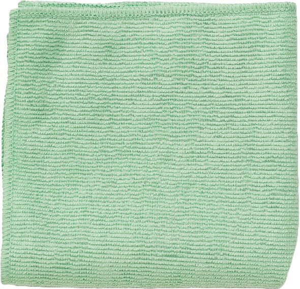 Rubbermaid Light Commercial Microfibre Cloth - 30 x 30cm - Green - 1820578 Rubbermaid Light Commercial Microfibre Cloth - 30 x 30cm - Green - 1820578
