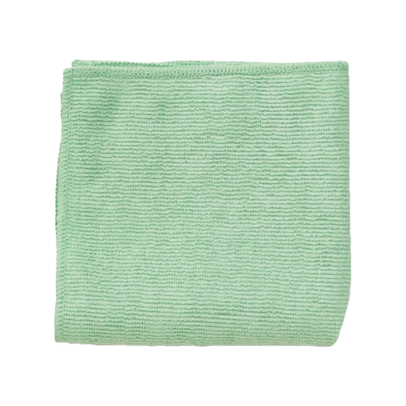 Rubbermaid Light Commercial Microfibre Cloth - 30 x 30cm - Green - 1820578
