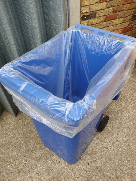 Bin Liners - 360 Ltr - Pack of 100 - Clear Bin Liners - 360 Ltr - Pack of 100 - Clear