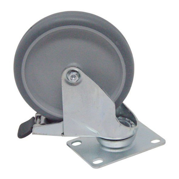 BZRA125GRSWB - Rubbermaid Compatible Replacement Swivel Castor with Brake - 125mm BZRA125GRSWB - Rubbermaid Compatible Replacement Swivel Castor with Brake - 125mm