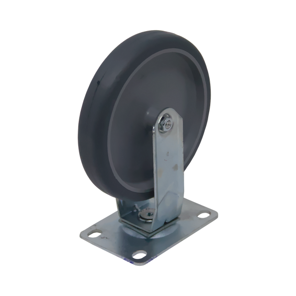 Rubbermaid Compatible Replacement Fixed Wheel - 125mm - BZRAF125GR