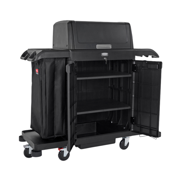 Rubbermaid 2202587 - Full Size Housekeeping Cart with Locking Doors & Security Hood Rubbermaid 2202587 - Full Size Housekeeping Cart with Locking Doors & Security Hood