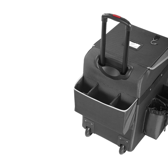 Image Showing the Rear Pocket of Rubbermaid Quick Cart Image Showing the Rear Pocket of Rubbermaid Quick Cart