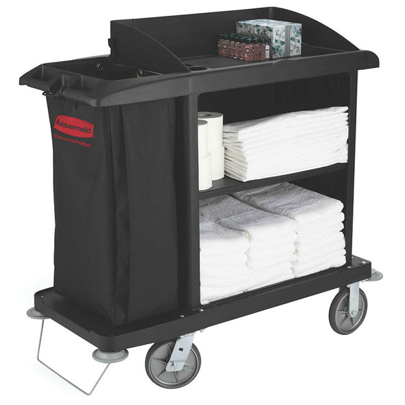 Rubbermaid Medium Housekeeping Cart Rubbermaid Medium Housekeeping Cart