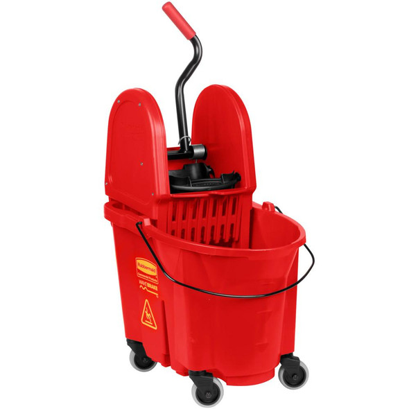 Rubbermaid Wavebrake Down Press Combo - Red Rubbermaid Wavebrake Down Press Combo - Red