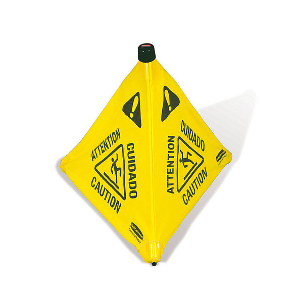 Rubbermaid Pop-Up Cone 50 cm - Multilingual Caution Symbol Rubbermaid Pop-Up Cone 50 cm - Multilingual Caution Symbol